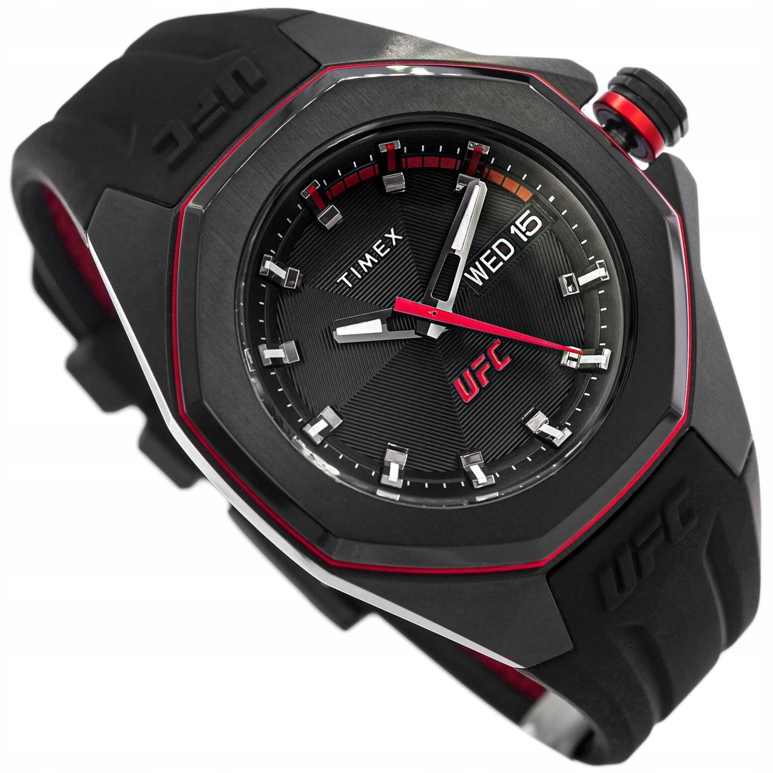 Pánské Hodinky Timex TW2V57300 Černé Ufc Pro S Datumovkou Pro Plavání