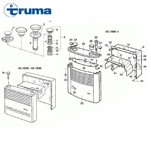 Piezo zapalnik iskrownik pieca Truma S 3002 Marka Truma