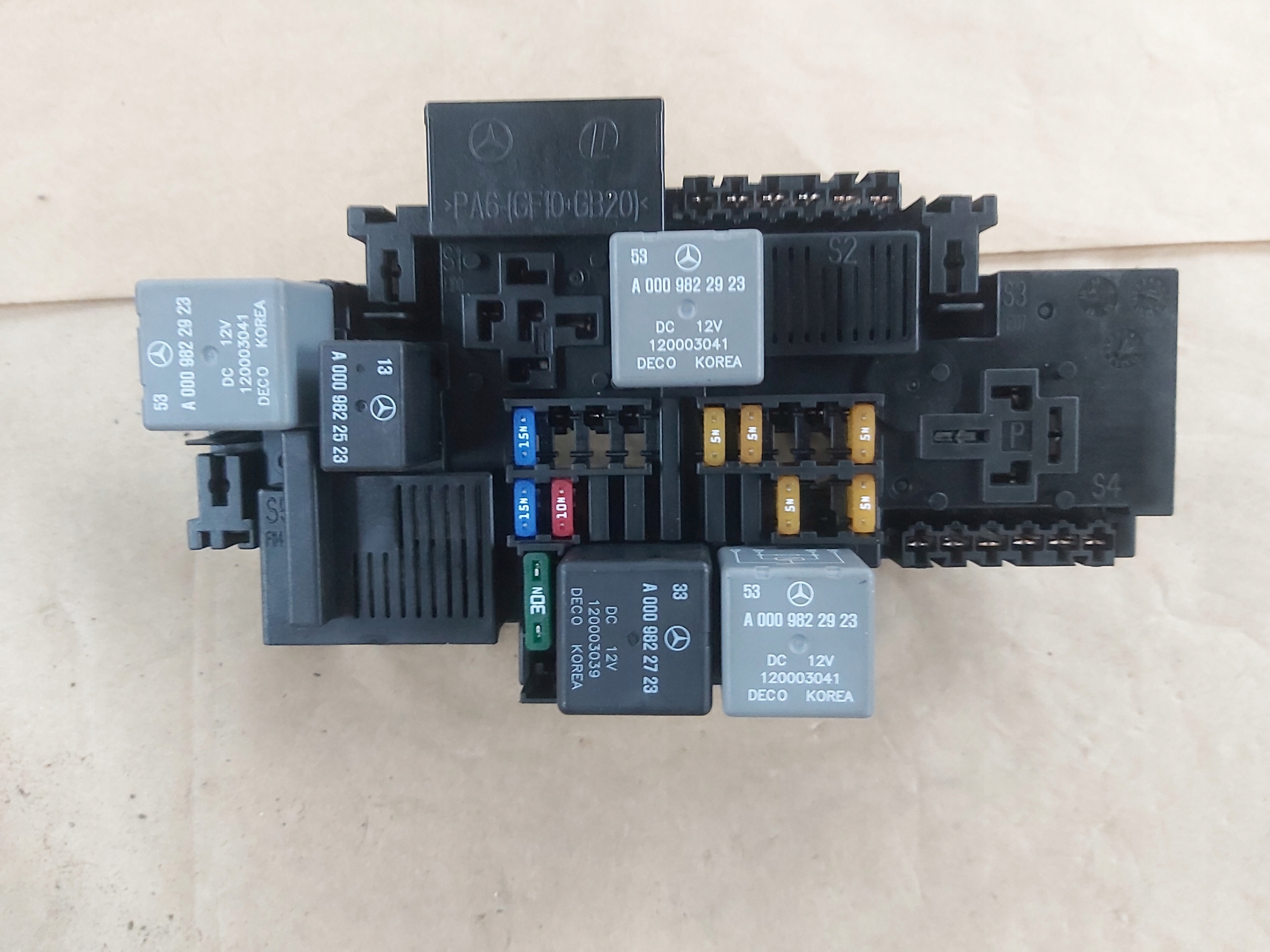 CENTRALINA FUSIBILI modulo A2229061201 MERCEDES W222