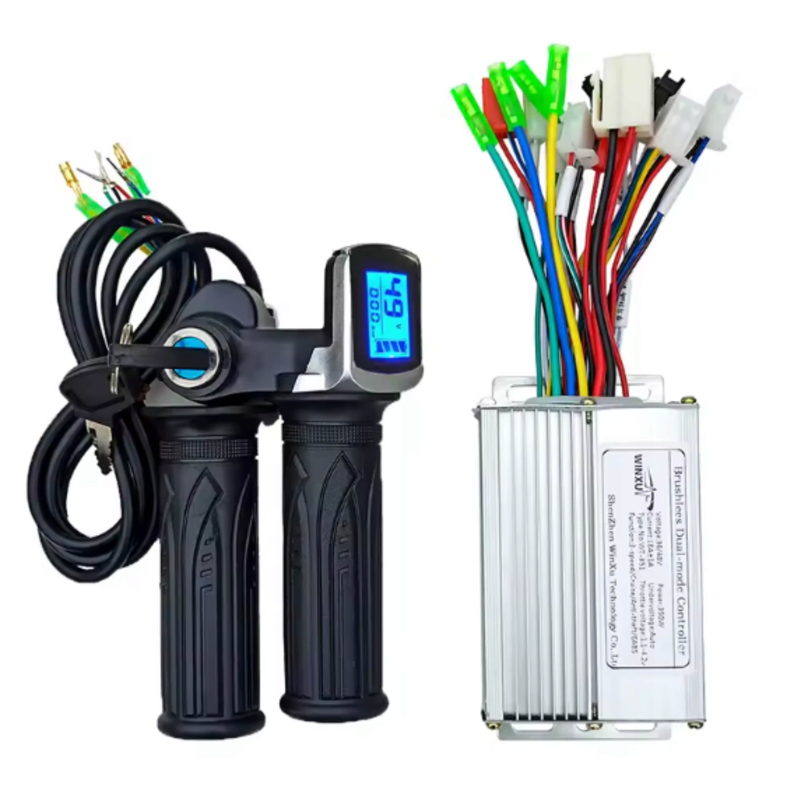 Plynová manžeta s klíčovým displejem pro elektrický skútr 36V 48V