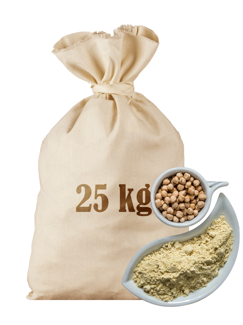 Levně Cizrnová Mouka 25 kg přírodní Cizrna Sáček