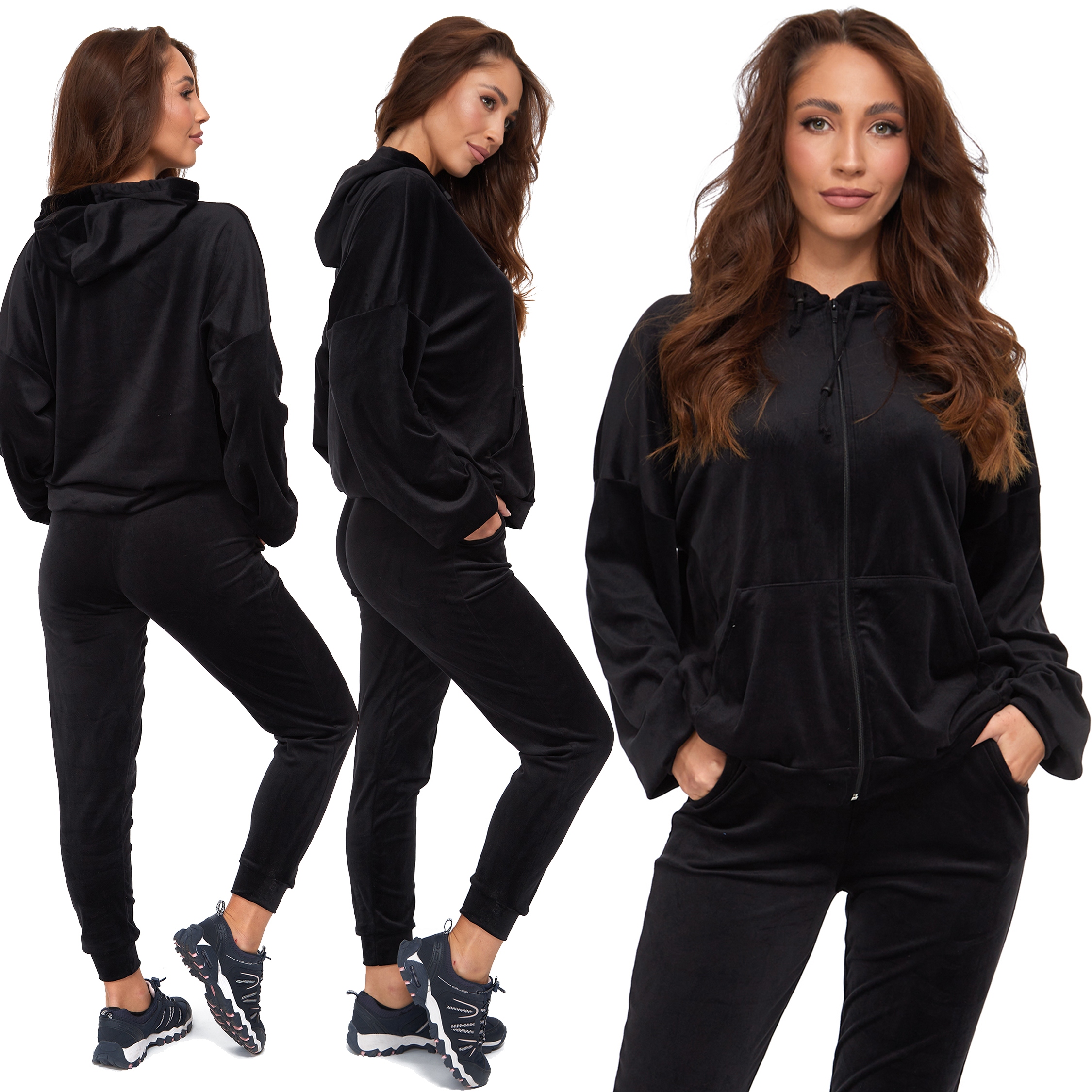 324_ L/XL _WELUROWY KOMPLET DRESOWY Rozmiar L/XL