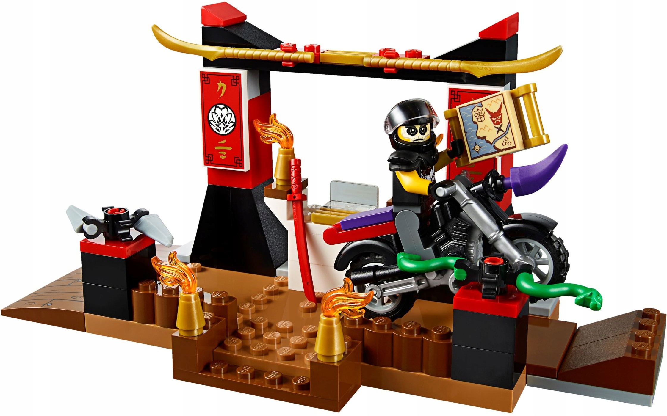 LEGO NINJAGO 10755 Wodny Pościg Zane Łódka Motor Numer produktu 10755