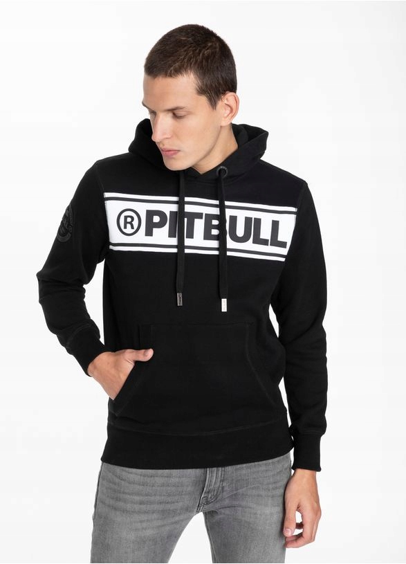 

Pitbull Bluza Męska z kapturem Potomac (XL) Czarna