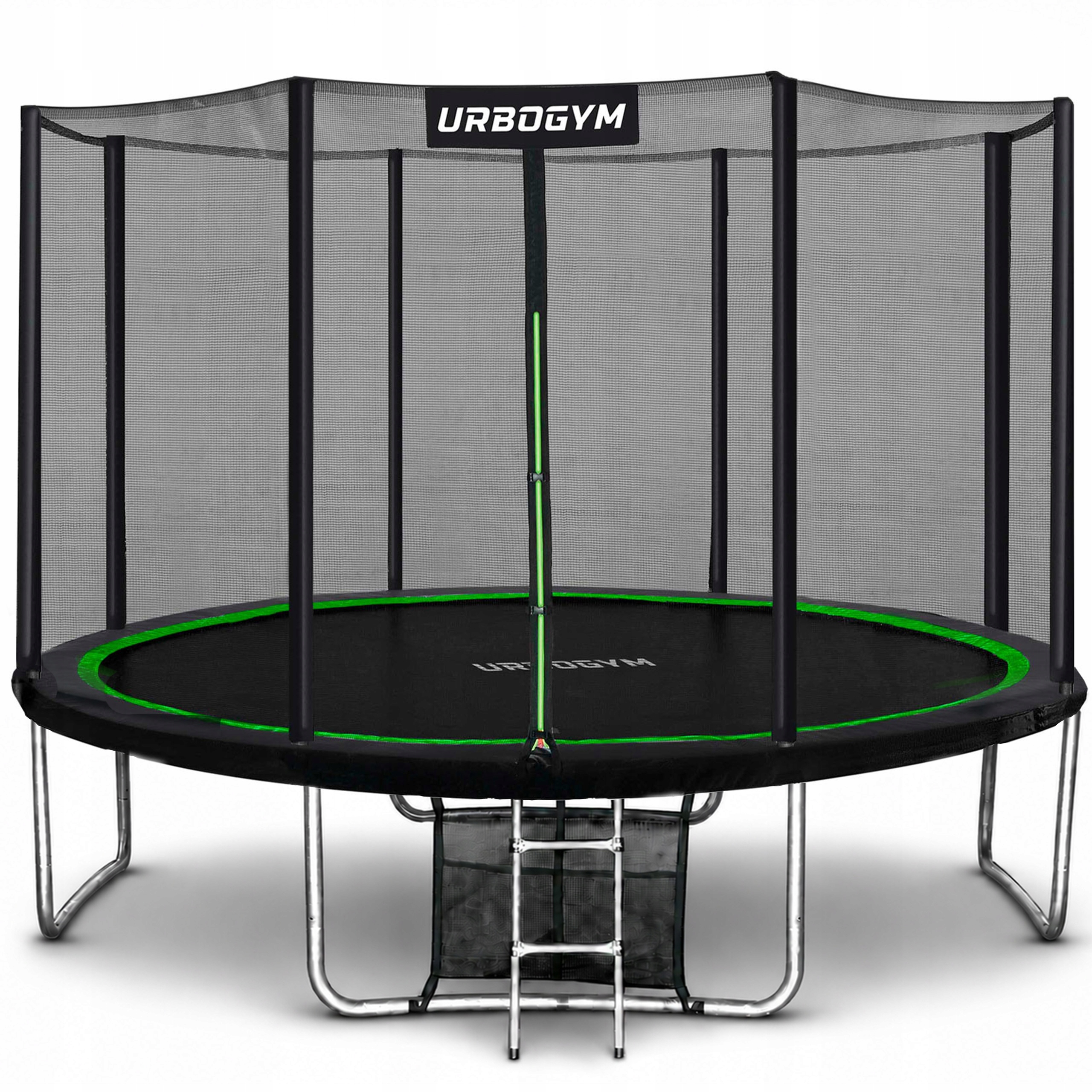 Trampolina Dla Dzieci Ogrodowa Duża Z Siatką Zewnętrzną 12FT 374CM Urbogym