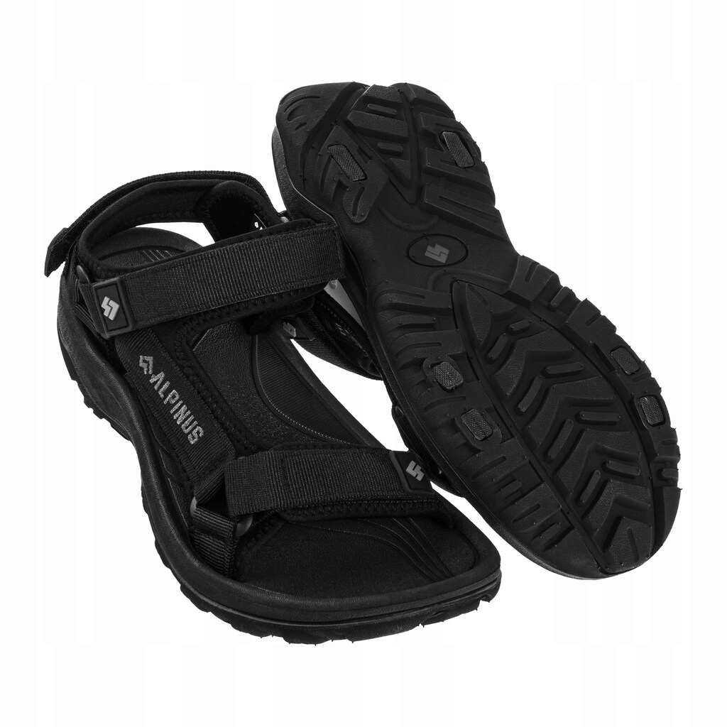 Turistické městské trekové sandály Alpinus Arelho Black 40