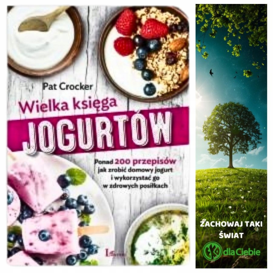 "Wielka księga jogurtów" Pat Crocker - p
