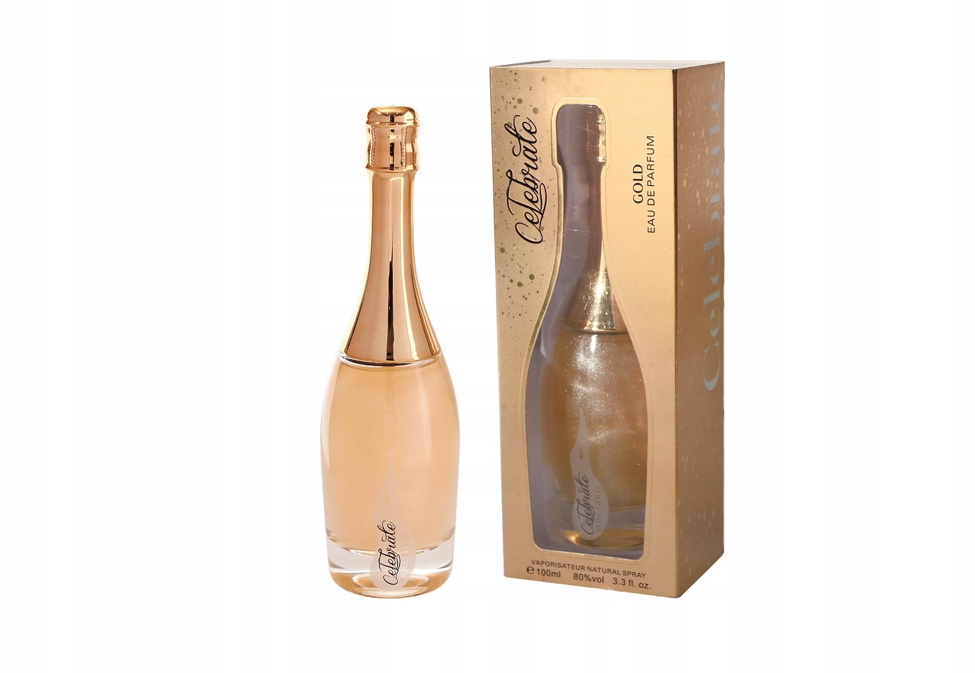 dámské parfémy Sellion-Celebrate Gold se třpytkami 100 ml