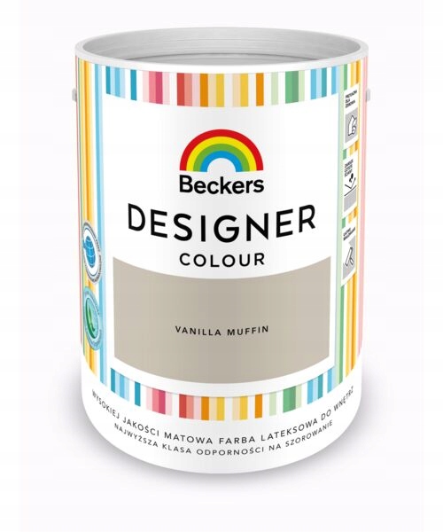 Beckers Designer Colour 5L Mat Vanilla Muffin