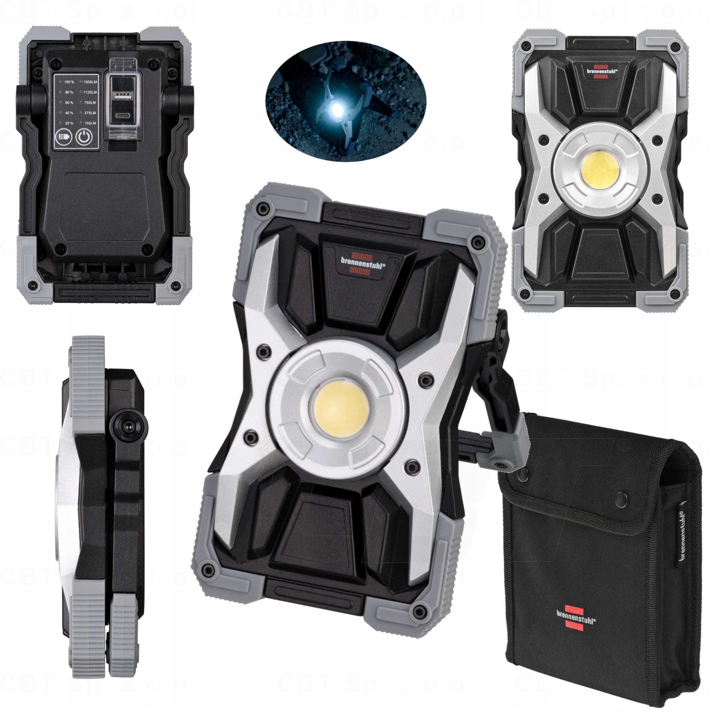 LAMPA WARSZTATOWA ROBOCZA RUFUS 1500LM IP65 REFLEKTOR BUDOWLANY OŚWIETLENIE