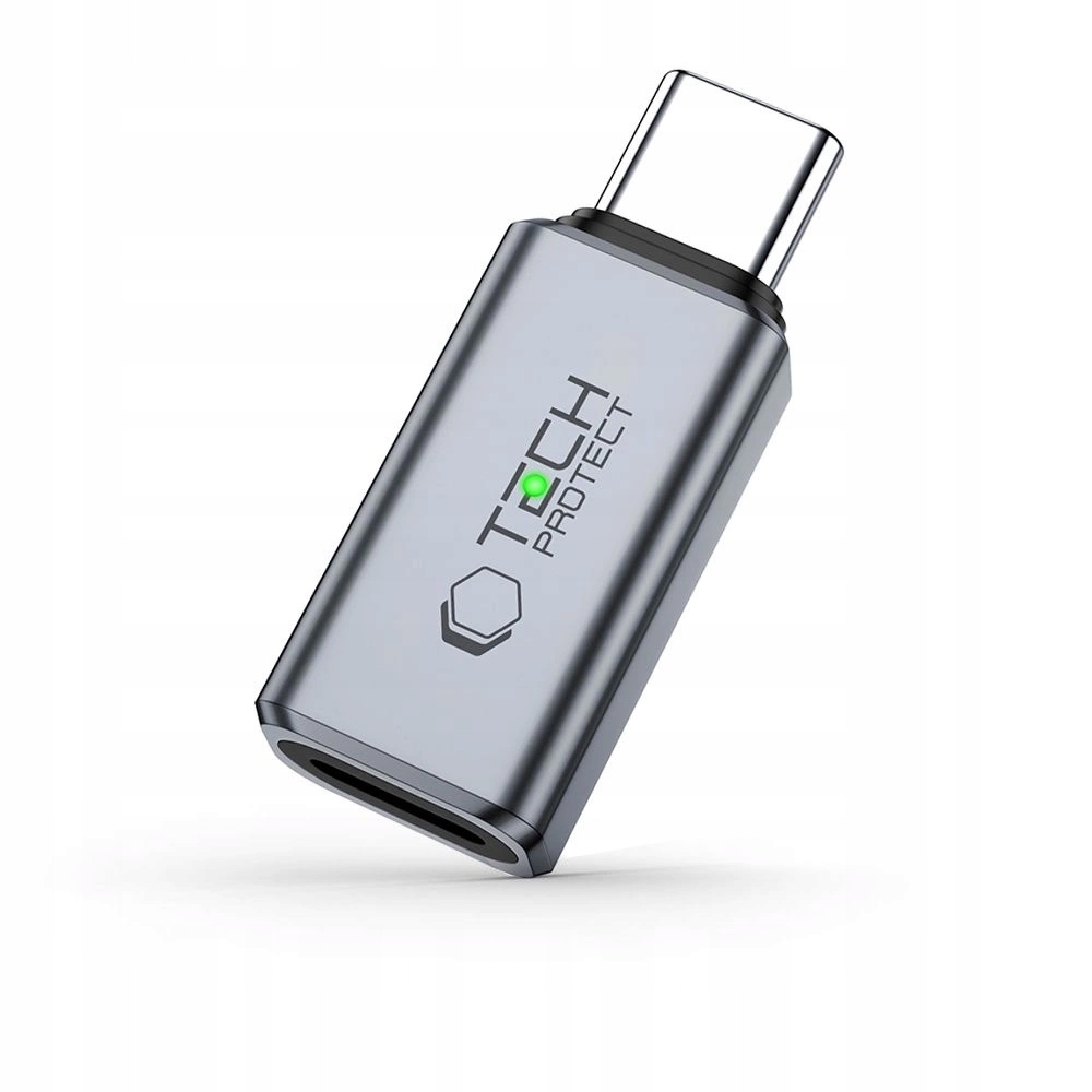 Adapter przejściówka Tech-Protect UltraBoost Usb-c do Lightning szary