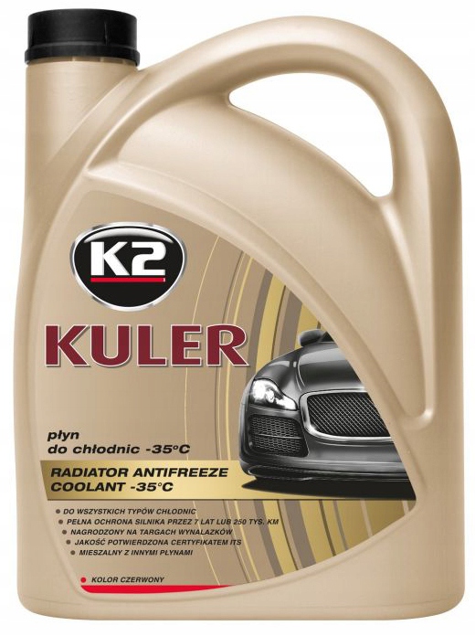 K2 Kuler Long Life Płyn Do Chłodnic Czerwony 4L