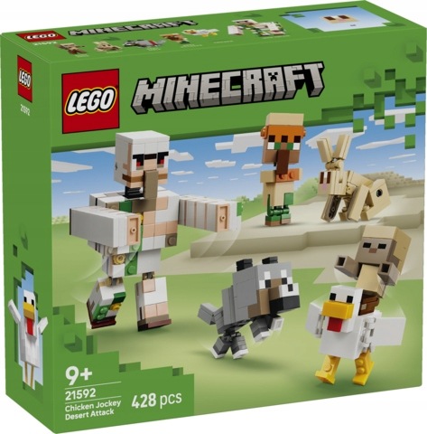 Lego(r) Minecraft 21592 – Útok Slepičího Jezdce Na Prázdno