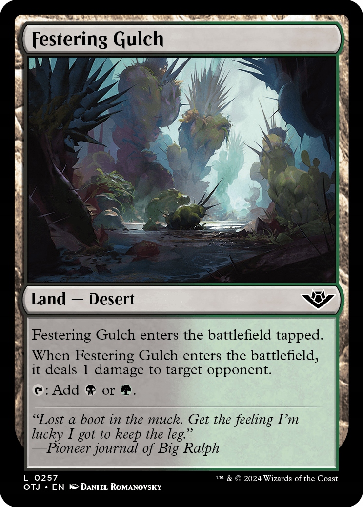 MTG 2x Festering Gulch