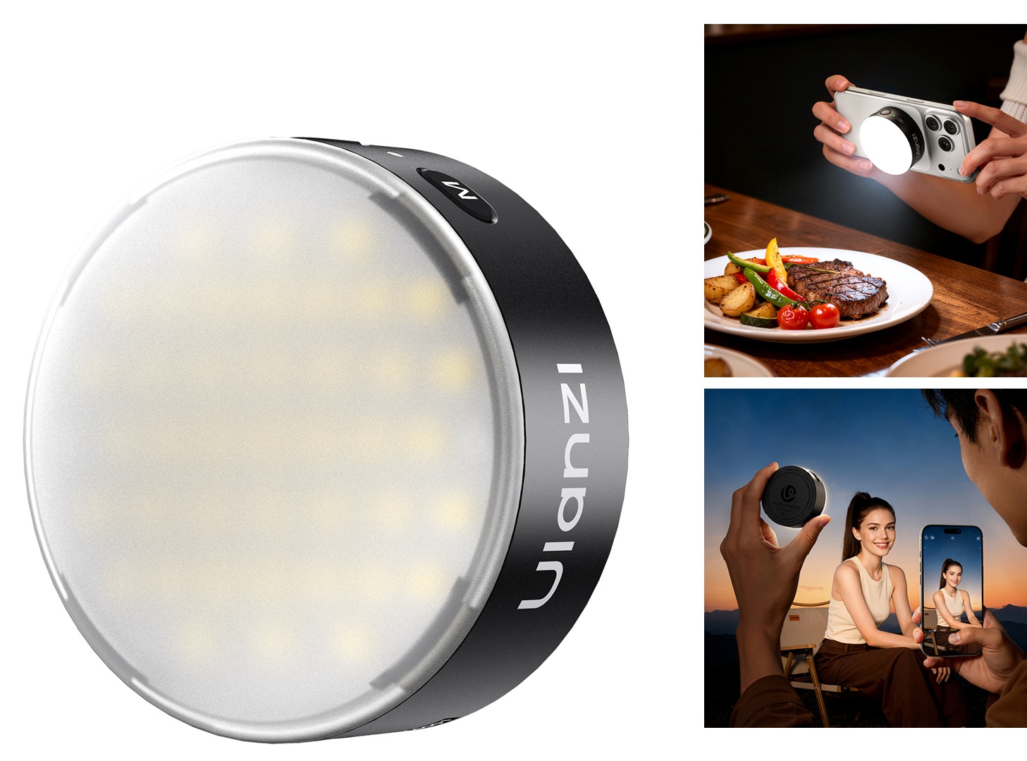 Magnetická svítilna Telefon 10W bluetooth MagSafe Ulanzi