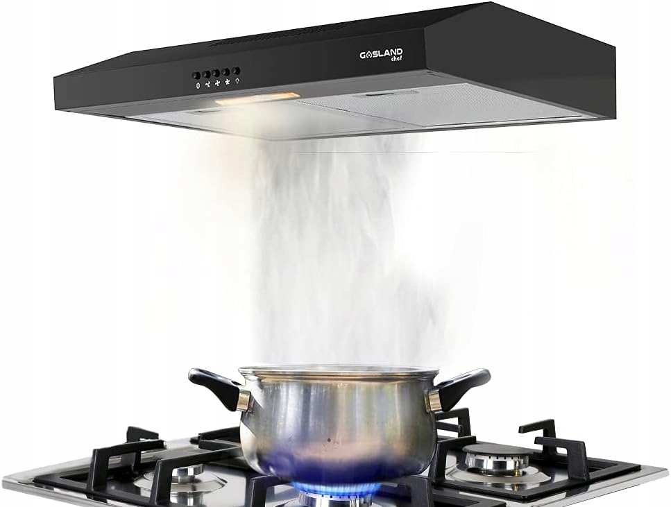 Gasland SR60BP Okap 60cm 3 Poziomy Mocy Czarny