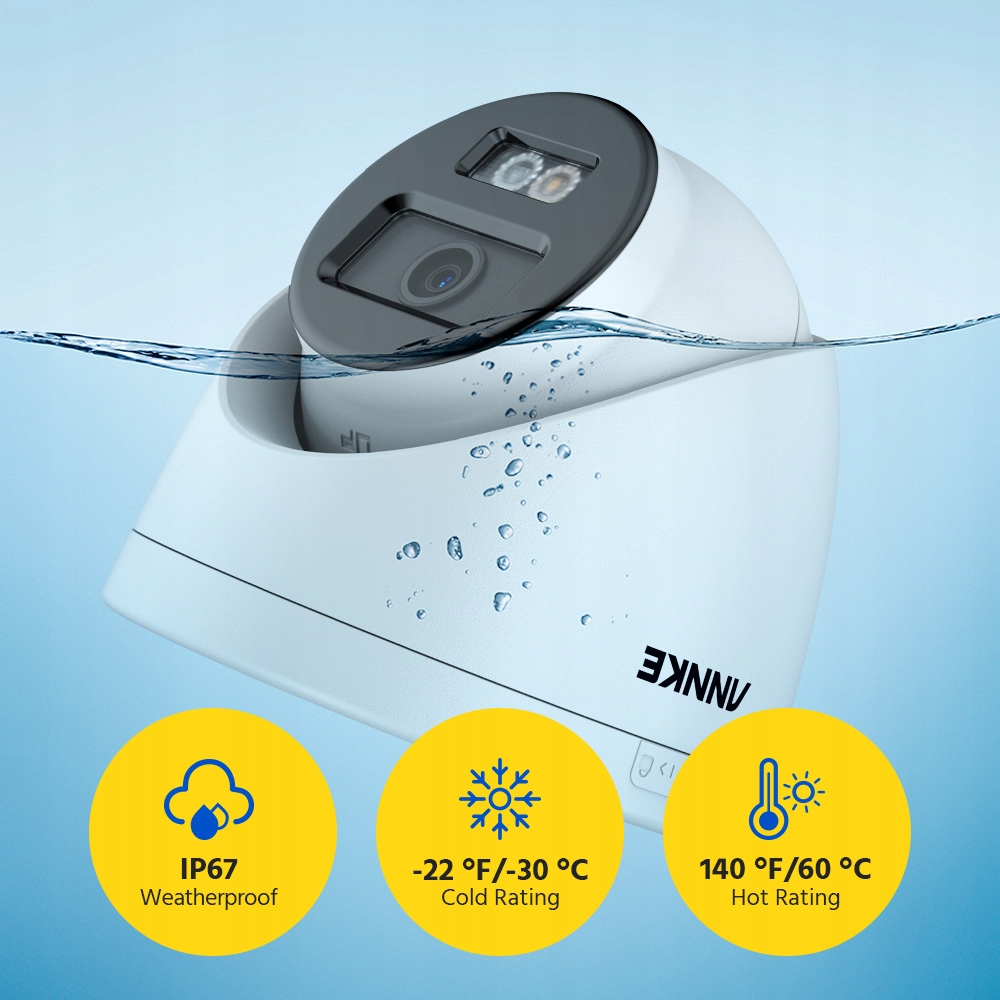 ANNKE-C800 - Kamera zewnętrzna PoE IP 4K 4MM Liczba obsługiwanych kamer 1