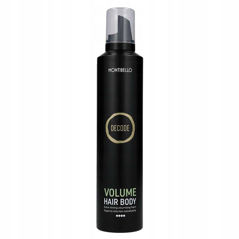 MONTIBELLO DECODE VOLUME HAIR BODY PIANKA OBJĘTOŚĆ