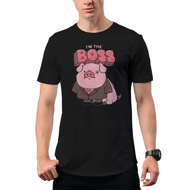

Koszulka T-Shirt I'm The Boss Pig Dla Szefa 2XL