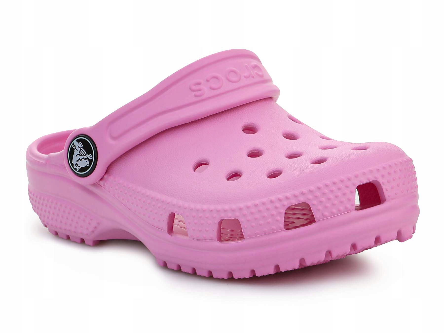 Crocs klapki dziecięce tworzywo sztuczne różowy rozmiar 20