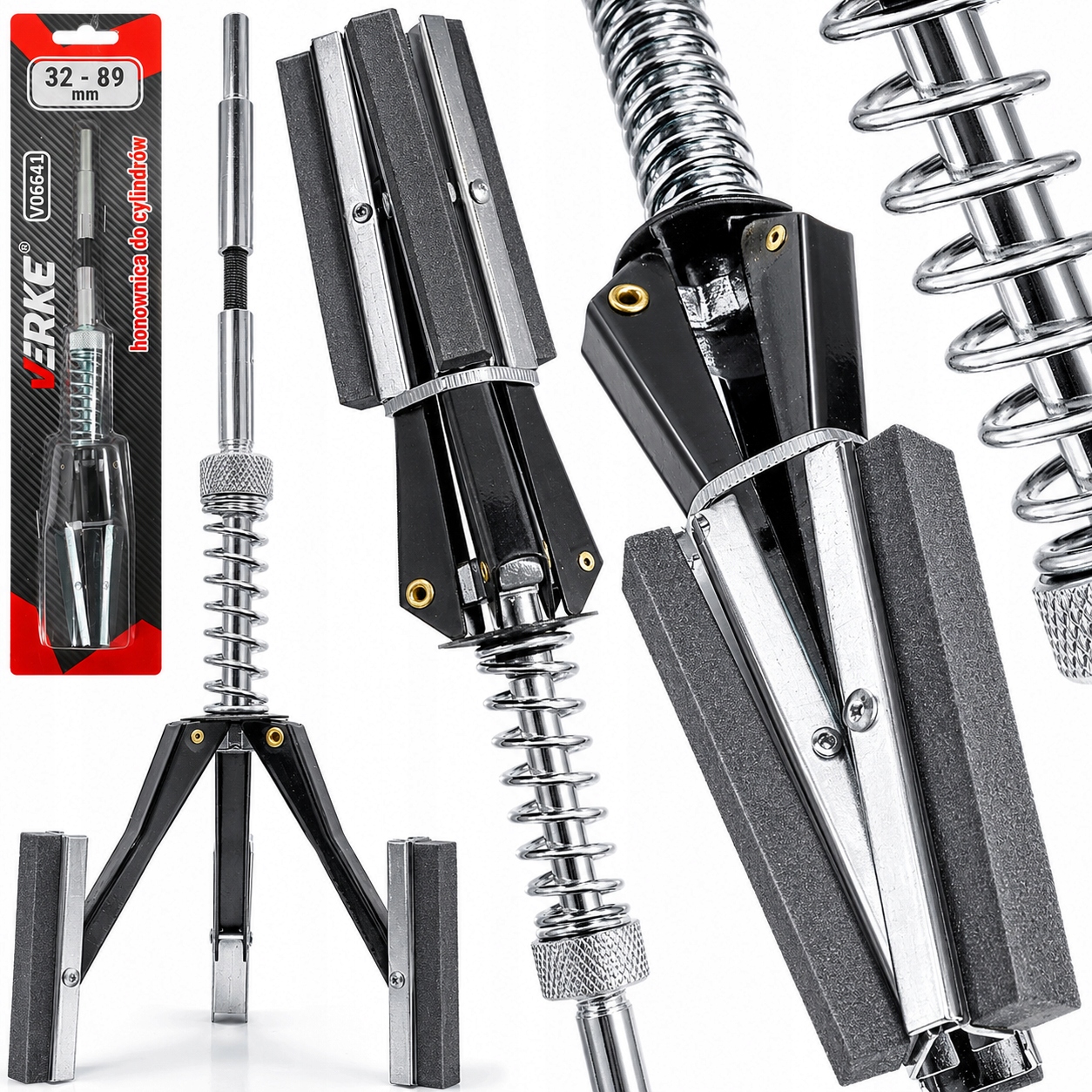 Honownica Do Szlifowania Honowania Cylindrów Przyrząd 32-89 MM Kamienie