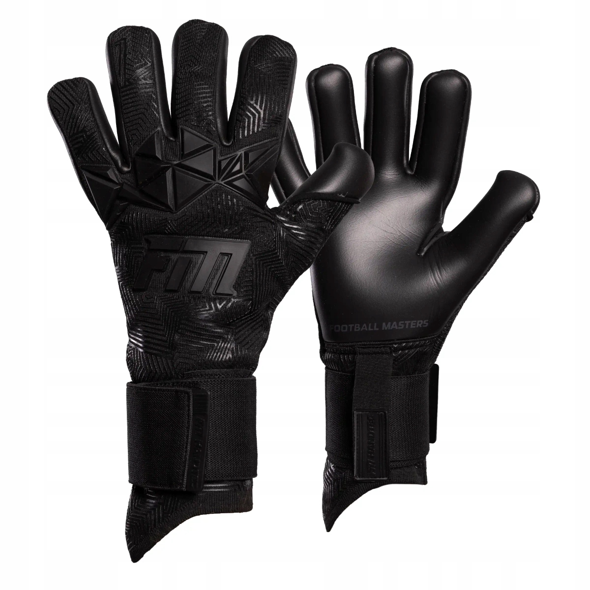 Football Masters Rękawice Bramkarskie Varis X Pro All Black r.7
