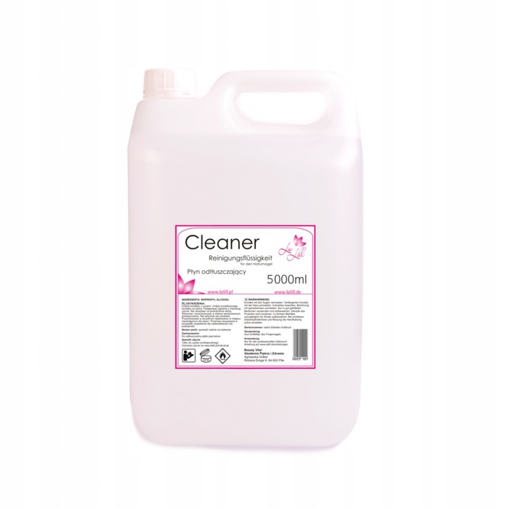 

Cleaner 5000ML 5L Do Paznokci Odtłuszczacz Hybryd