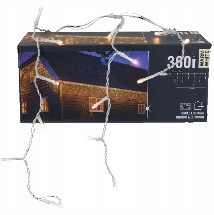 

Sople Kurtyna Świetlna Oświetlenie Świąteczne 360