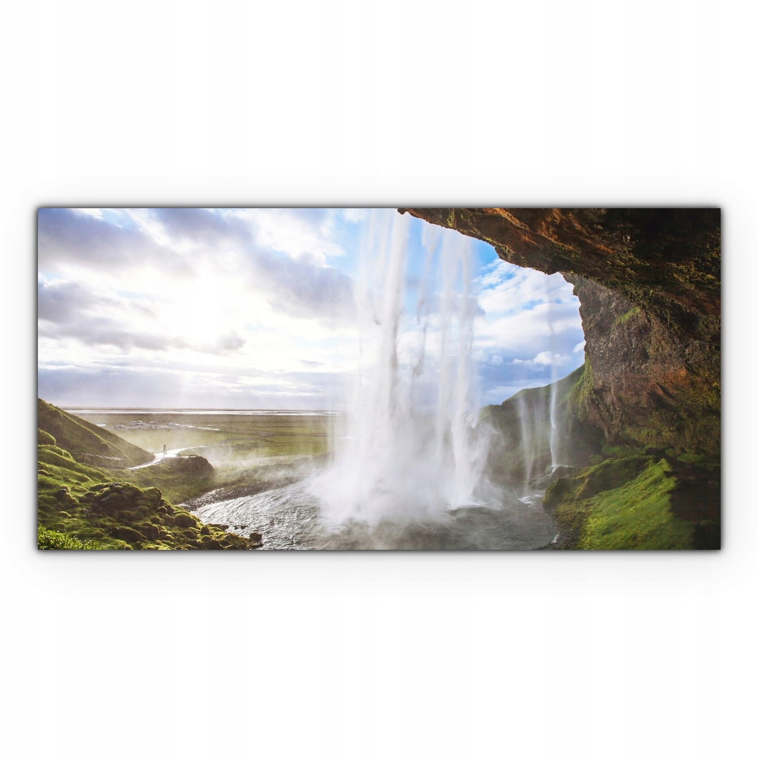 

Canvas do sypialni 120x60 Wodospad Woda Islandia