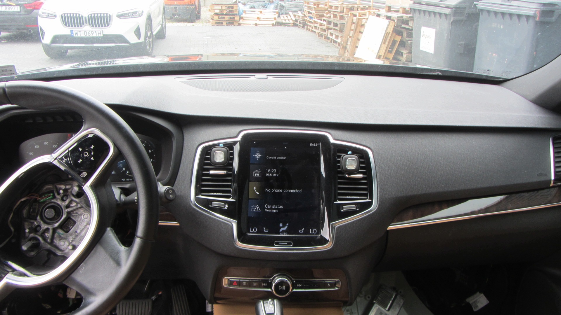 VOLVO XC90 console dashboard instrument panel XC 90 II without HUD HEAD UP airbag USA