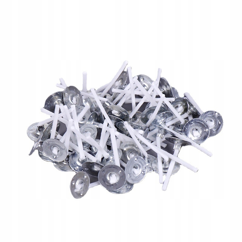 

Knoty do świec parafiny z blaszką 3cm 21N 100szt