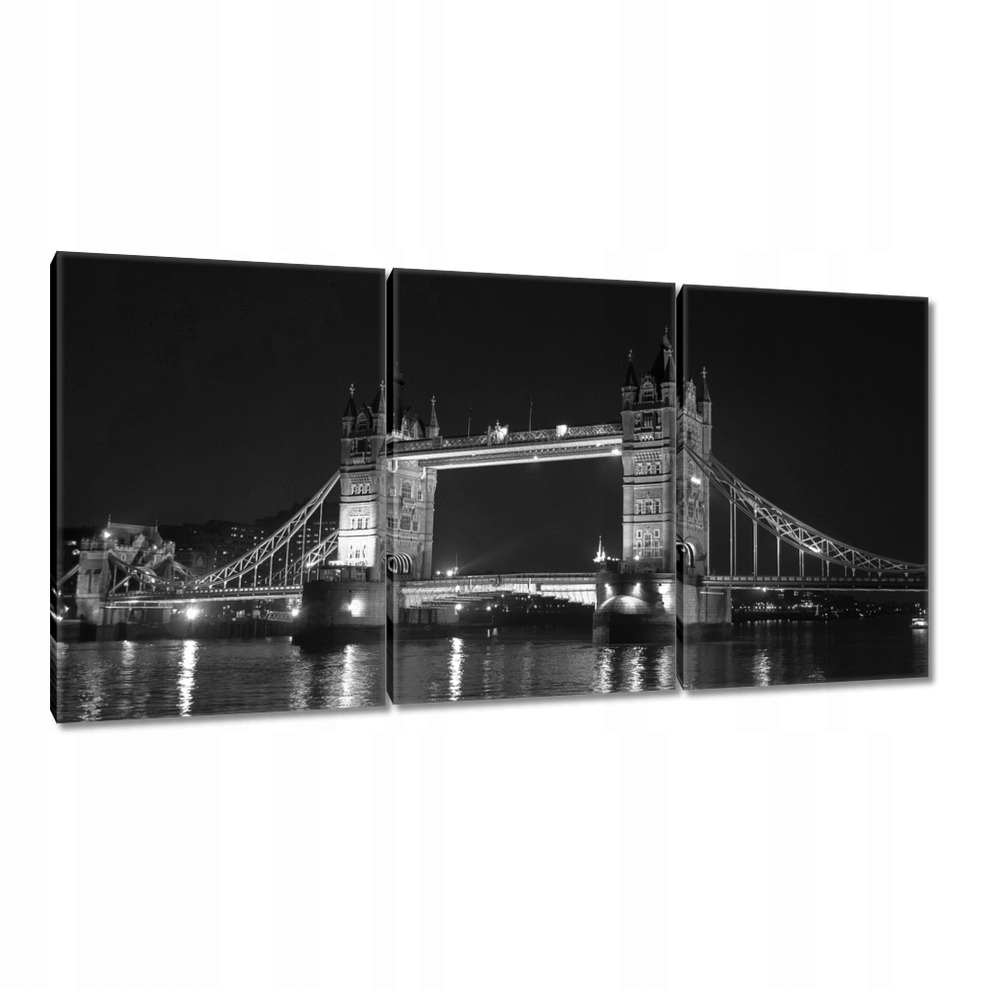 

Obrazy 120x60 Czarno białyTower Bridge