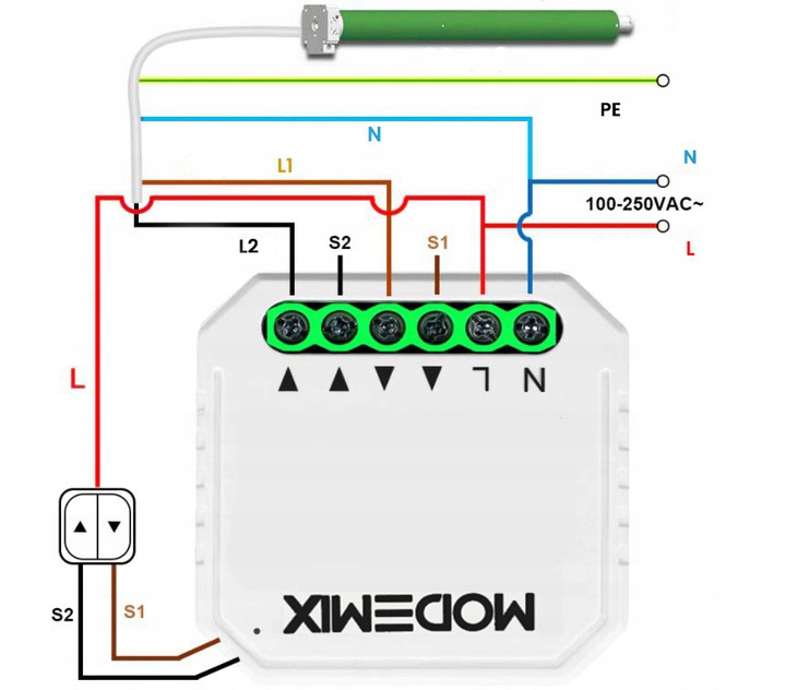 STEROWNIK ROLET WIFI TUYA SMART HOME DOPUSZKOWY J.POLSKI Cechy dodatkowe łączność z wifi
