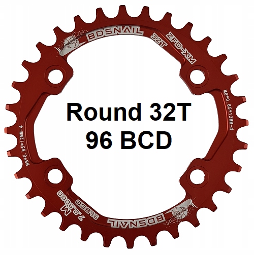 

Zębatka Narrow Wide 32T 96BCD okrągła asymetryczna