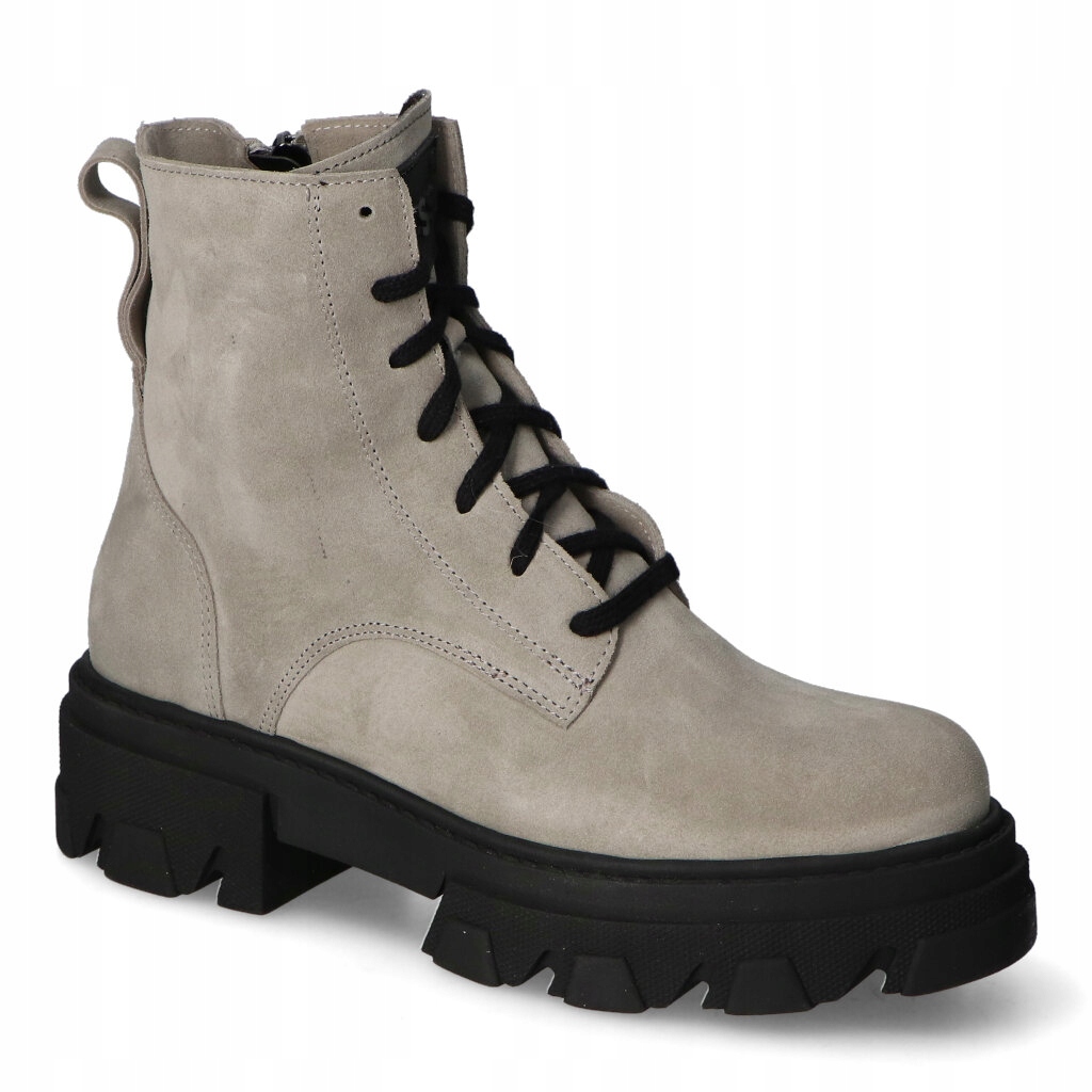Kotníkové Boty Nessi 2201 šedé semišové velikosti 40