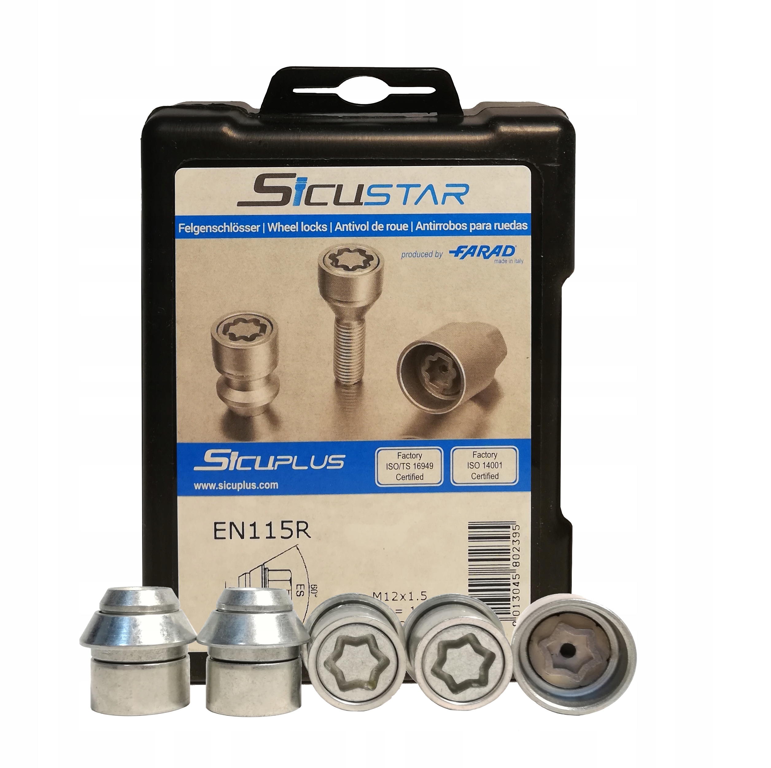 Стопорные гайки SICUSTAR 12X1. 5 FORD