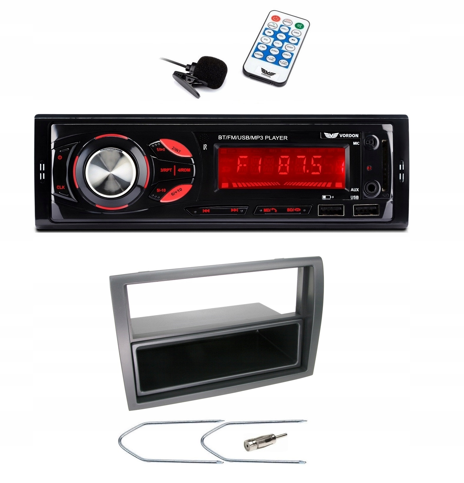 Bluetooth Usb autorádio Fiat Ducato Peugeot Boxer Vordon HT-179