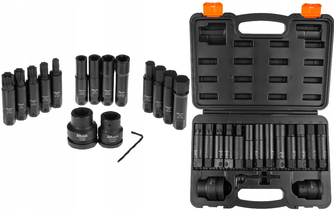 RICHMANN ZESTAW NASADEK TORX IMBUS UDAR. 3/4' 1'