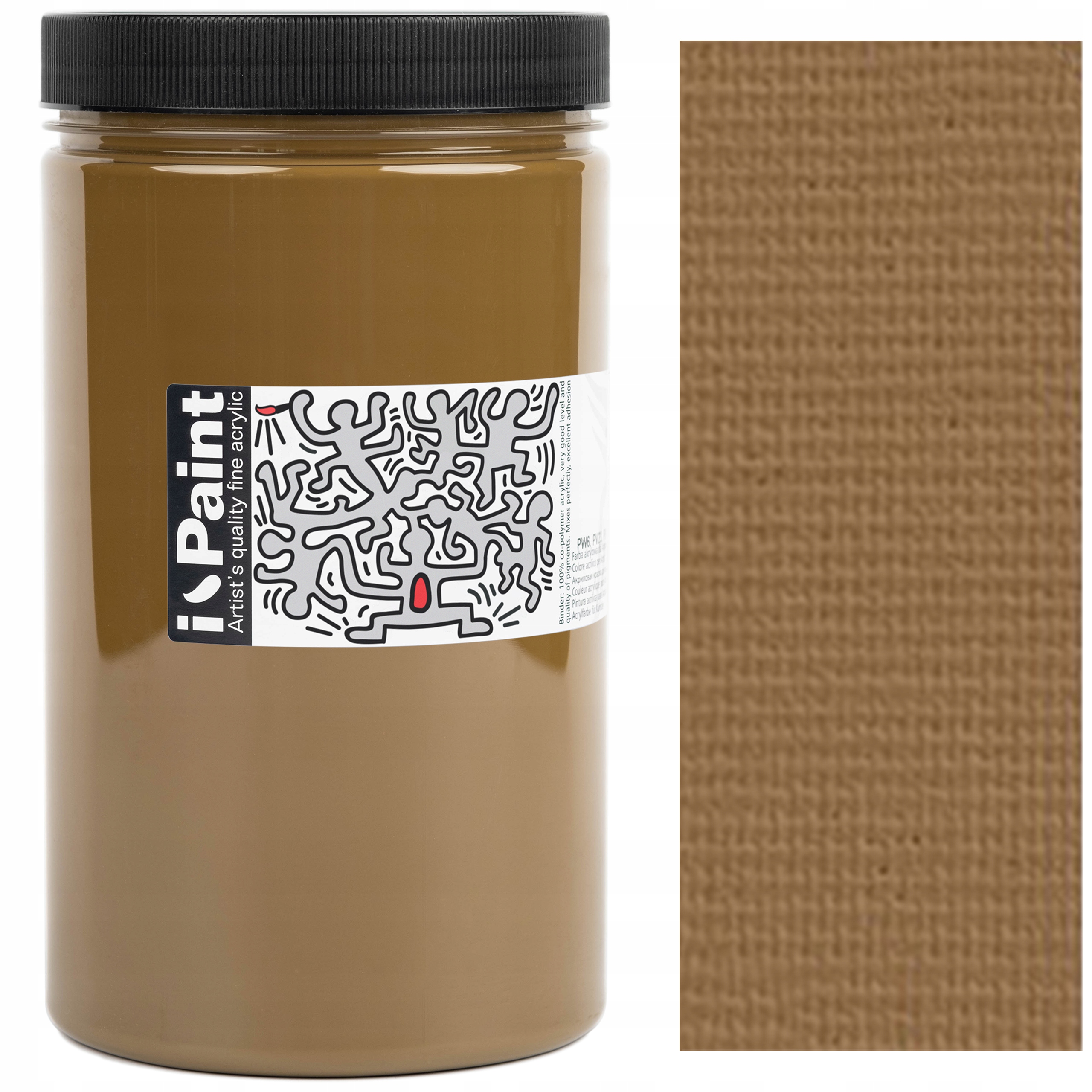 Barva Akrylová kávová hnědá Renesans Ipaint 1200 Ml 14 Umbra Přírodní