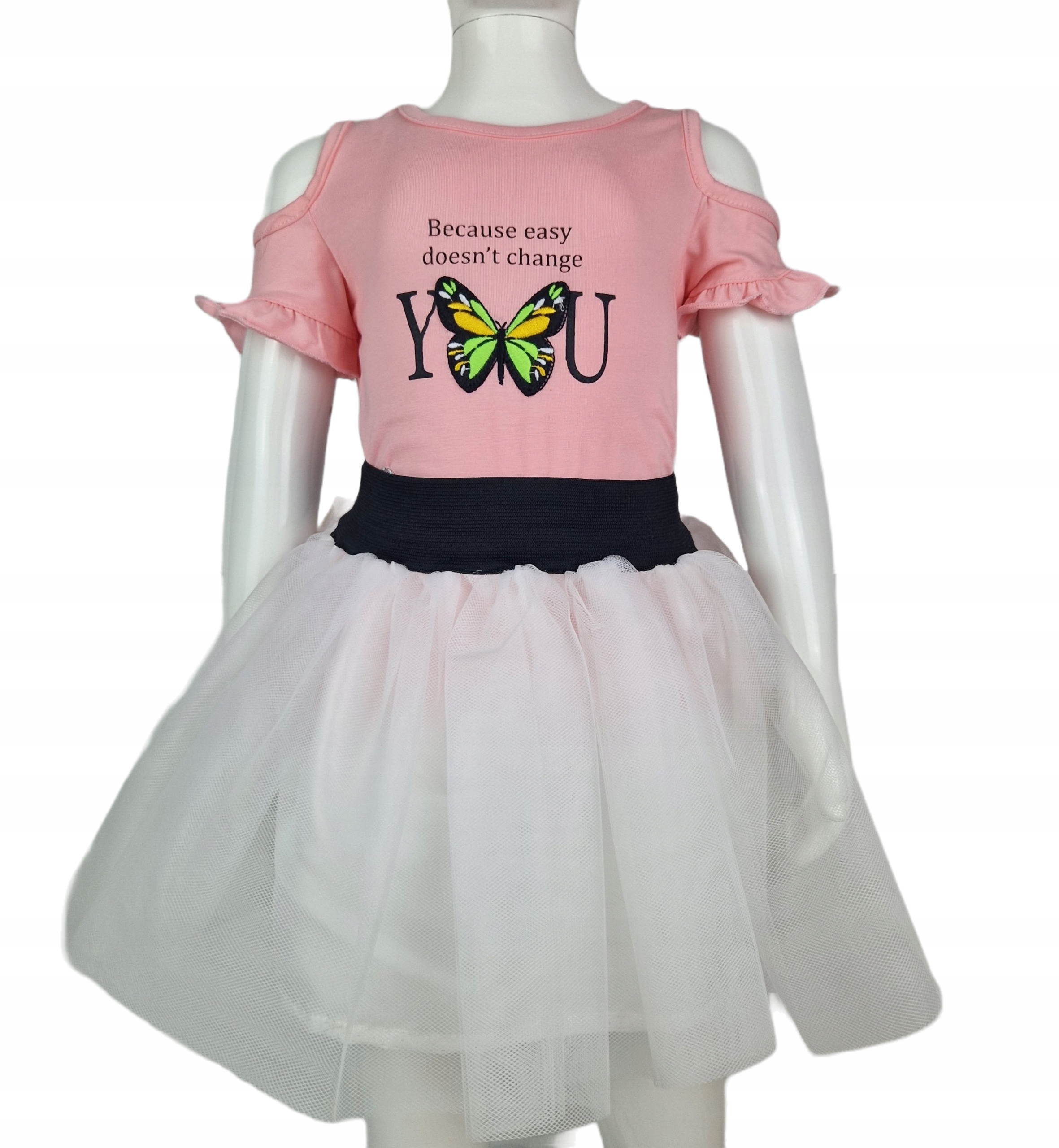 Komplet bluzeczka ze spódnicą tiulową R.86