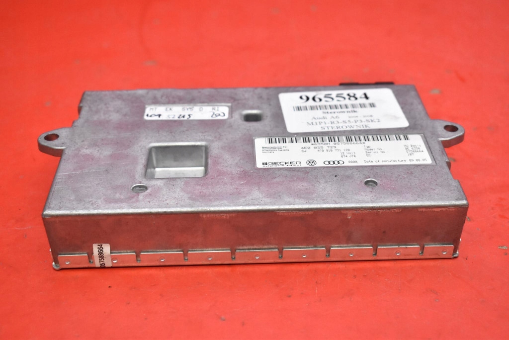 control unit module MMI 4E0035729 AUDI A6 C6 3.0 TDI 225 KM 04-08