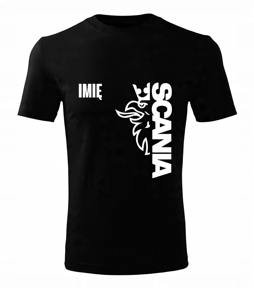 

Koszulka Męska Scania Orzeł Imię Tir M