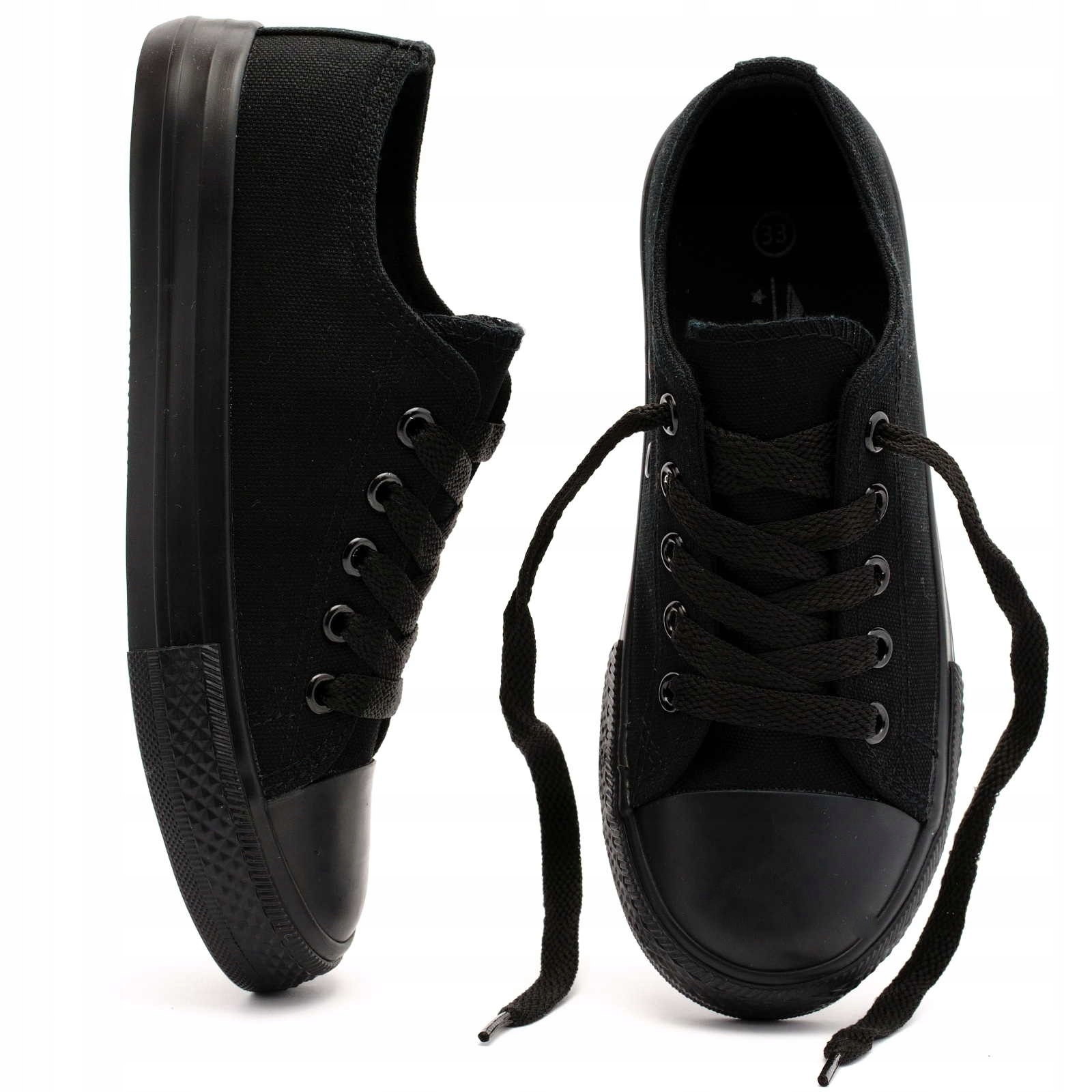 

Trampki dziecięce All Black tenisówki Jakość r. 35