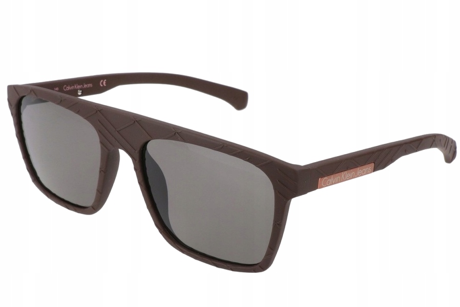 Okulary Calvin Klein unisex przeciwsłoneczne brąz
