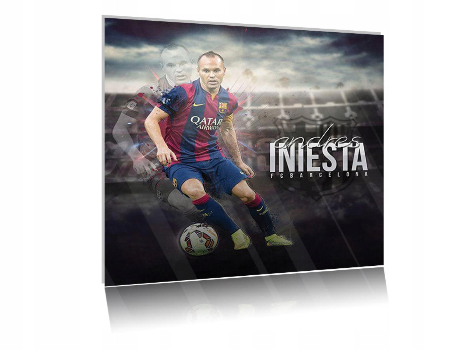 

Obraz szklany na szkle Andreas Iniesta 01 50x50