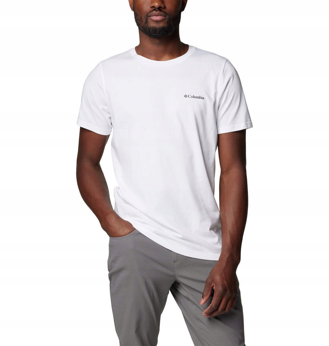 Pánské bavlněné tričko Columbia M Rapid RIDGE-White Camp Icons II L