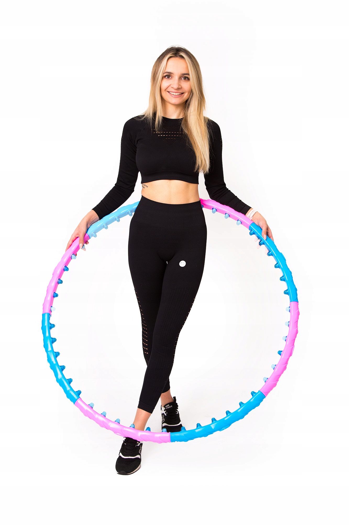 Odchudzające HulaHop Koło Składane Hula Hoop Masaż Marka Thunder