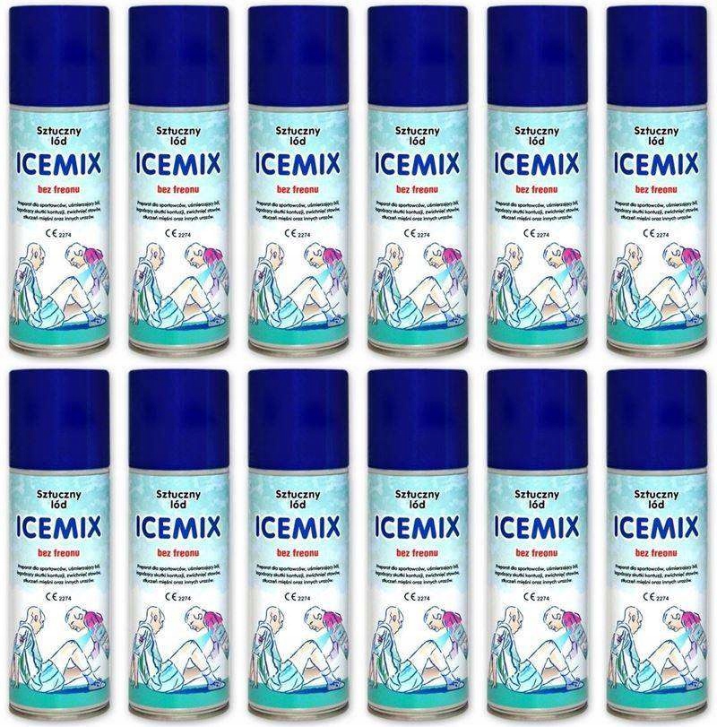 

Icemix Ice MIX Zamrażacz Lód Sztuczny Spray 12 szt