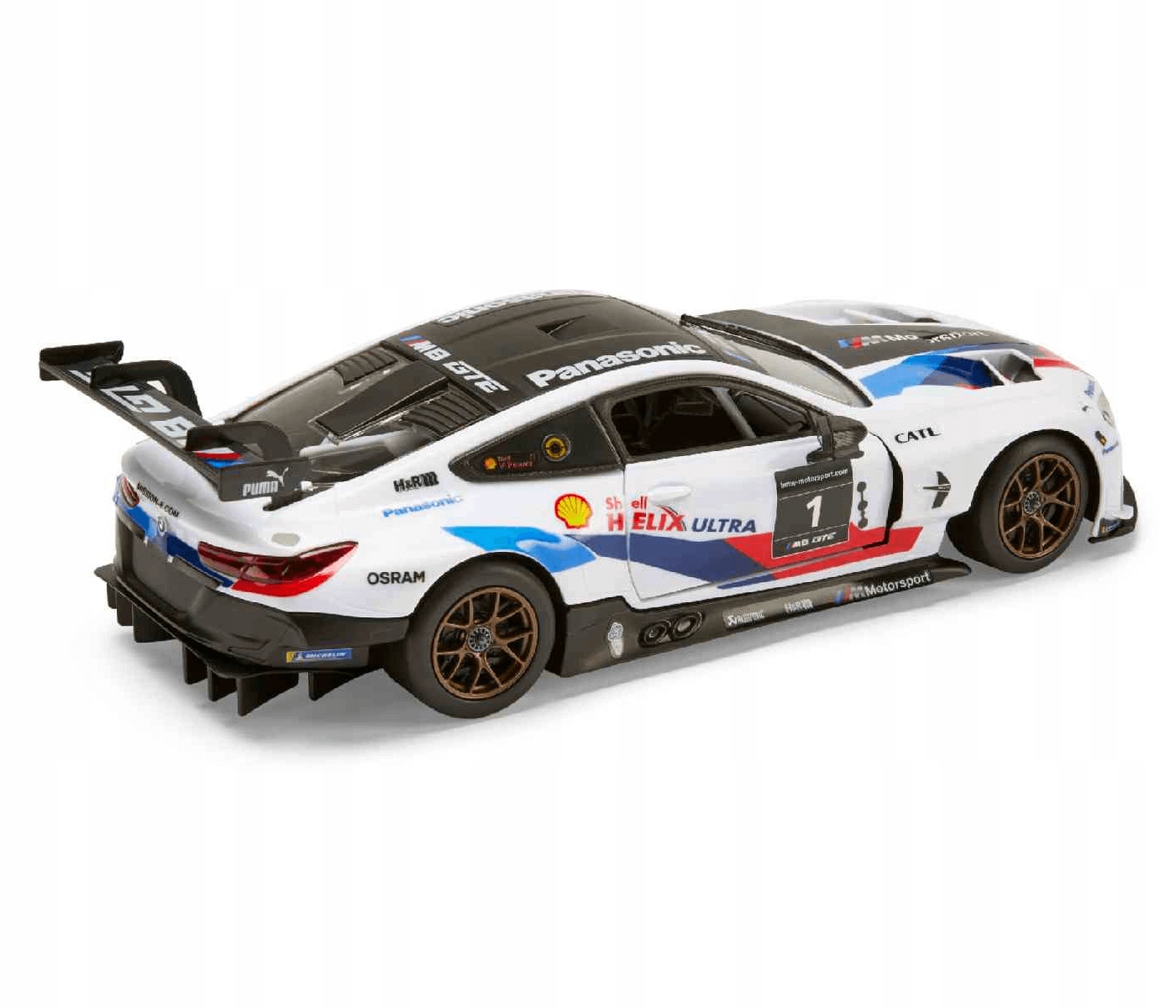 Zdalnie sterowane BMW M8 GTE 1:18 do złożenia PREZENT DLA FANA BMW Producent części BMW OE