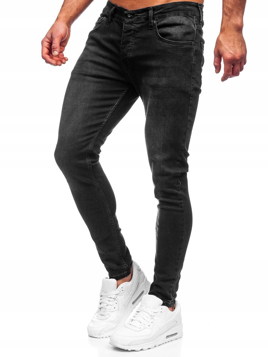 

Spodnie Jeansowe Skinny Fit Czarne R923 Denley_xl